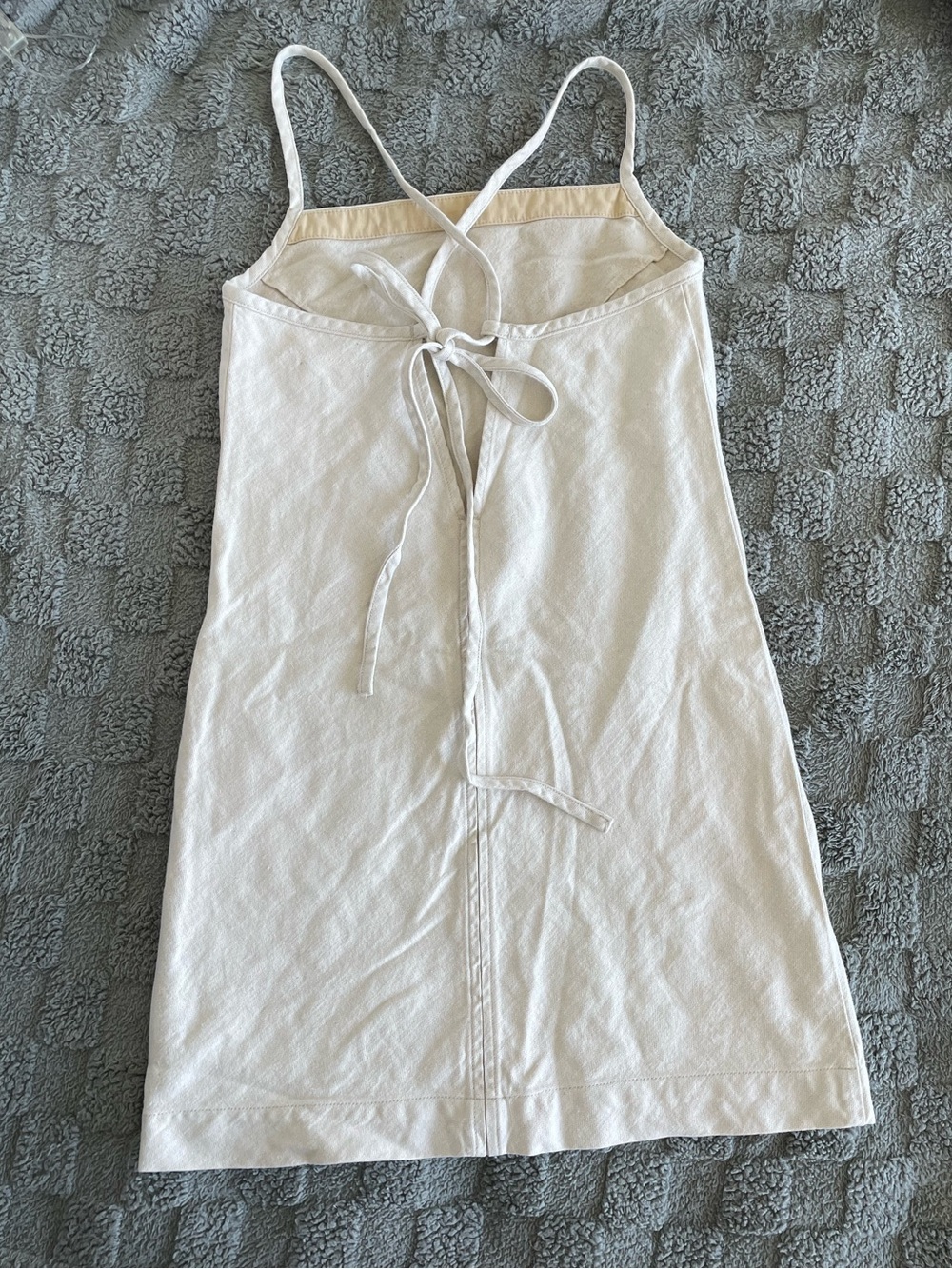 Rag & Bone New York BNWT Denim Tie Mini Dress - Picture 3 of 4